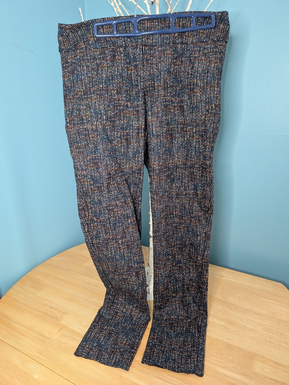 Up! Pull On Ankle Pants In Multi-Color Print